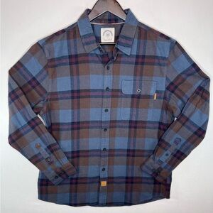 Dubinik Customized Version soft flannel mens button down shirt sz Large NWOT